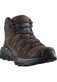 salomon - Buty trekkingowe męskie Salomon X Ultra 360 Ltr Mid Gtx Gore-tex. Wysokość cholewki: za kostkę. Zapięcie: sznurówki. Kolor: brązowy. Materiał: materiał. Szerokość cholewki: normalna. Technologia: Gore-Tex