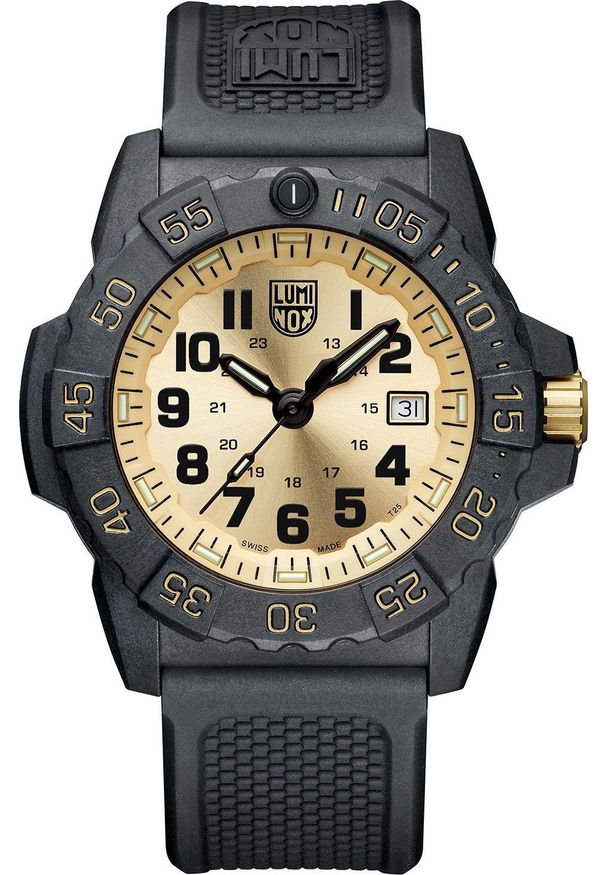 Zegarek Luminox Zegarek męski Luminox XS.3505.GP.SET czarny. Kolor: czarny