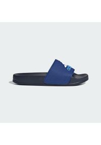 Adidas - Klapki Adilette Shower. Kolor: biały, wielokolorowy, niebieski