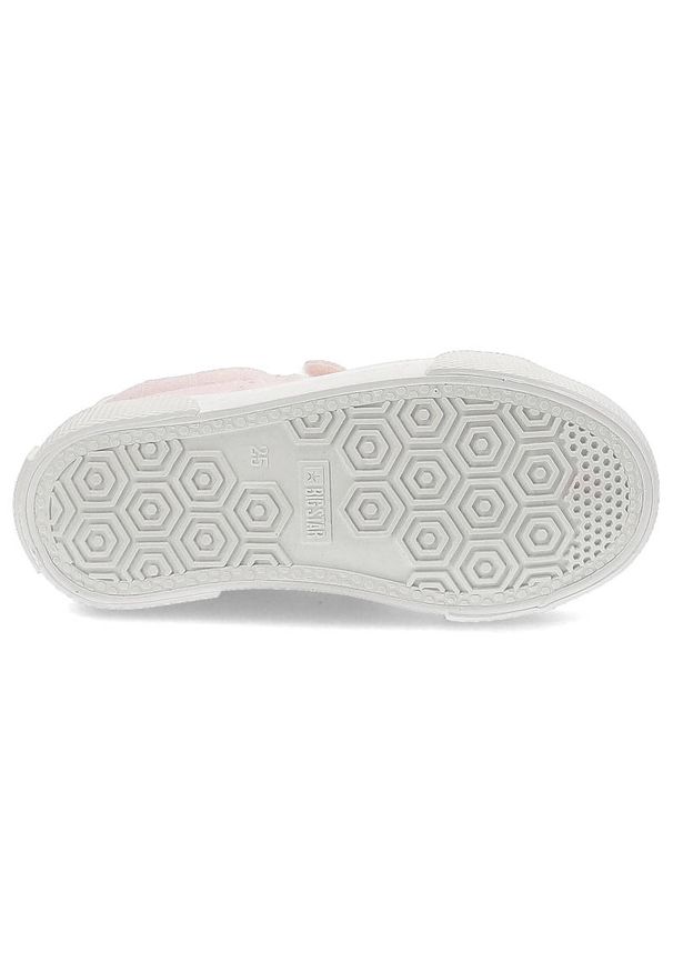 Big-Star - Różowe Trampki Big Star Dziecięce Buty Na Rzep. Okazja: na spacer. Zapięcie: rzepy. Kolor: różowy. Materiał: materiał. Szerokość cholewki: normalna. Wzór: kwiaty, nadruk. Styl: młodzieżowy