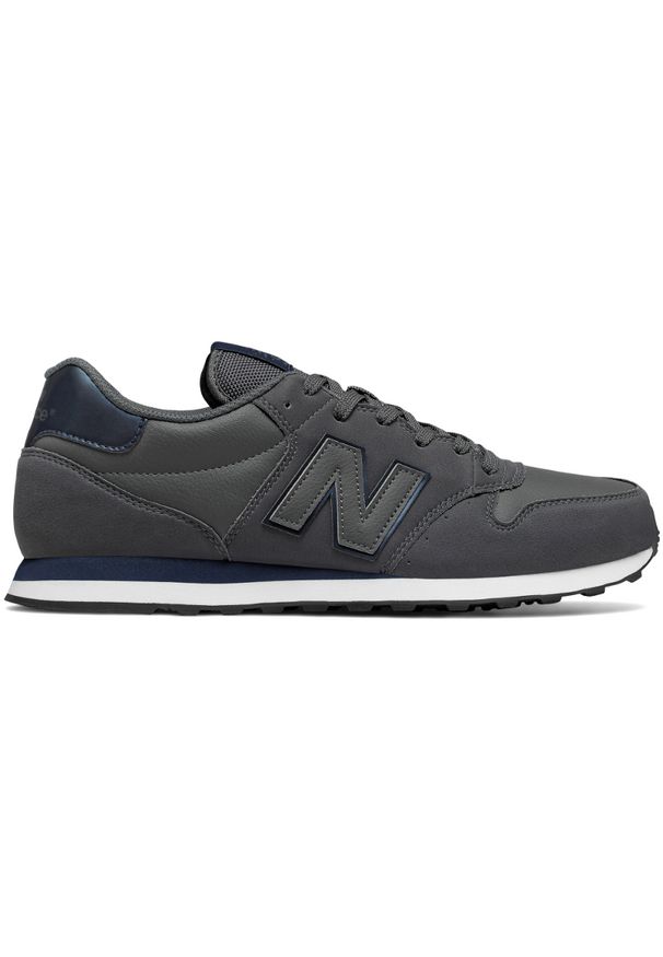 Buty męskie New Balance GM500DGN - szare. Okazja: na co dzień. Kolor: szary. Materiał: syntetyk, materiał