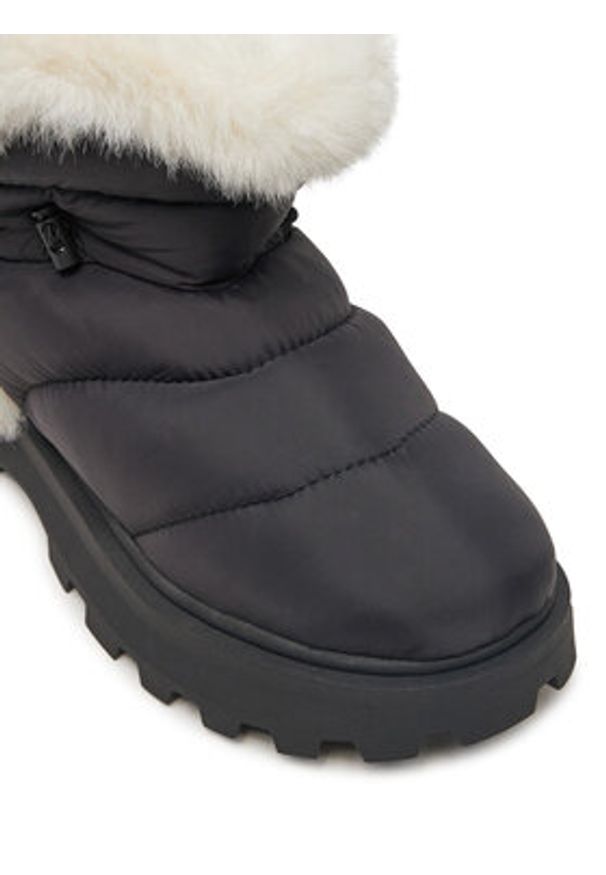 Steve Madden Śniegowce Frostee SM11003424 Czarny. Kolor: czarny. Materiał: materiał