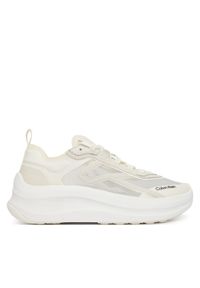 Calvin Klein Sneakersy Chunky Run Ckstripe Lup Rip HW0HW03005 05Z Écru. Kolor: kremowy. Materiał: materiał. Sport: bieganie #1