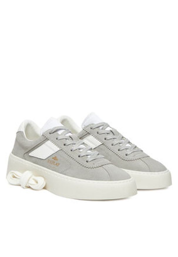 Replay - REPLAY Sneakersy Allen GWSE4 .000.C0001L Szary. Kolor: szary. Materiał: skóra, zamsz