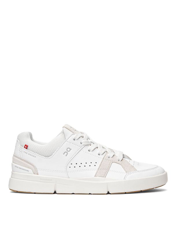 On - Sneakersy damskie białe ON The Roger Clubhouse. Okazja: na co dzień. Kolor: biały