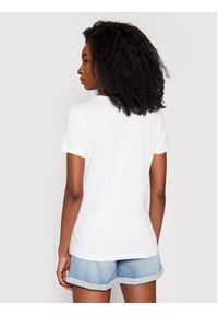 TOMMY HILFIGER - Tommy Hilfiger T-Shirt Heritage V-Neck Tee WW0WW24969 Biały Regular Fit. Kolor: biały. Materiał: bawełna #4