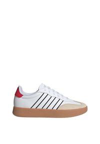 Adidas - Buty Barreda. Kolor: biały, czerwony, wielokolorowy. Materiał: skóra, syntetyk, zamsz