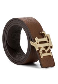 Pasek Damski Lauren Ralph Lauren Rev Lrl 40 Drc Wde 412754806002 Tan/Dark Brown. Kolor: brązowy. Materiał: skóra #1