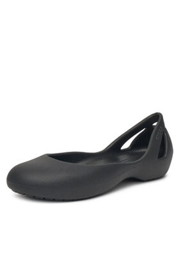 Crocs Baleriny KADEE FLAT BLK 210833-001 Czarny. Kolor: czarny