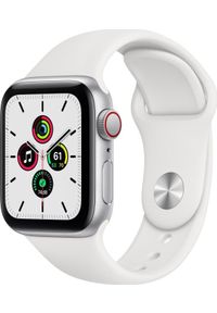 APPLE - Smartwatch Apple Watch SE GPS + Cellular 40mm Silver Alu White Sport Biały (MYEF2FD/A). Rodzaj zegarka: smartwatch. Kolor: biały. Styl: sportowy #1