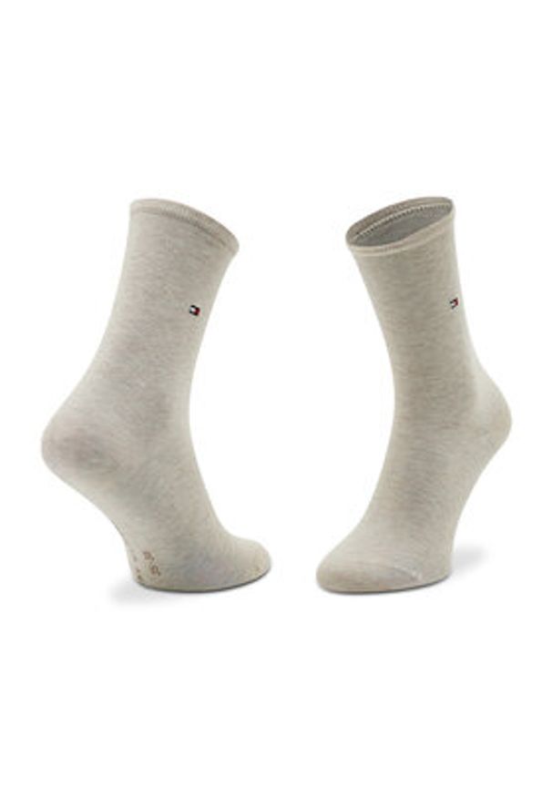 TOMMY HILFIGER - Tommy Hilfiger Skarpety długie 100001493 Beżowy. Kolor: beżowy. Materiał: materiał