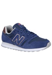 Buty na co dzień Damskie New Balance 373 skóra. Okazja: na co dzień. Kolor: niebieski. Materiał: skóra. Model: New Balance 373