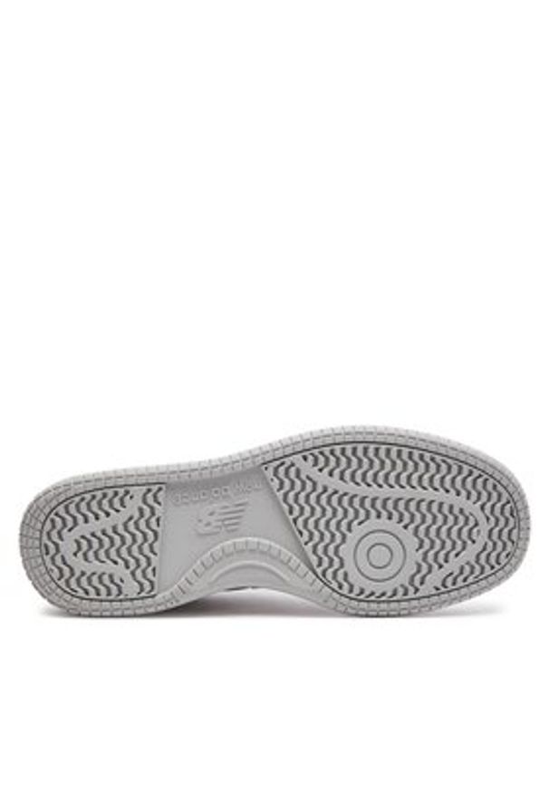 New Balance Sneakersy BB80GRY Biały. Kolor: biały. Materiał: skóra