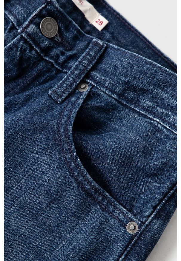 Levi's® - Levi's - Jeansy Wellthread High Loose Jeans. Okazja: na spotkanie biznesowe. Stan: podwyższony. Kolor: niebieski. Styl: biznesowy