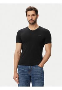 Guess T-Shirt M6YI32 K3735 Czarny Extra Slim Fit. Kolor: czarny. Materiał: bawełna #1