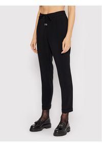 BOSS - Boss Spodnie materiałowe Tarlyana9 50427841 Czarny Regular Fit. Kolor: czarny. Materiał: syntetyk #1