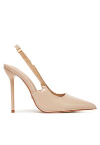 DeeZee Sandały Q96229-5 Beżowy. Kolor: beżowy. Materiał: materiał, syntetyk