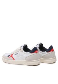 Pepe Jeans Sneakersy Kore Vintage M PMS30900 Biały. Kolor: biały. Materiał: zamsz, skóra