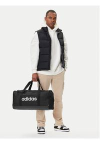 Adidas - adidas Torba Linear Duffel Medium JD9555 Czarny. Kolor: czarny. Materiał: materiał #6