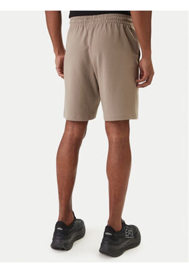 EA7 Emporio Armani Szorty sportowe 7M001315 AF13512 Beżowy Regular Fit. Kolor: beżowy. Materiał: bawełna. Styl: sportowy