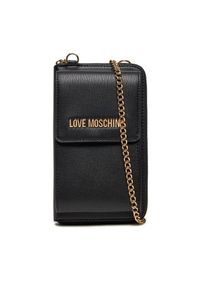 Love Moschino - LOVE MOSCHINO Mały Portfel Damski JC5701PP0ILD0000 Czarny. Kolor: czarny. Materiał: skóra #1