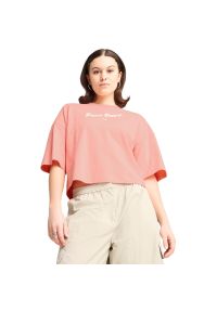 Koszulka damskie Puma Premium Ess Oversized Graphic Tee. Kolor: różowy. Materiał: bawełna, materiał #1