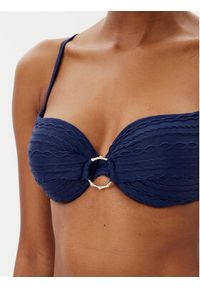 SELMARK - Selmark Góra od bikini BM017 Granatowy. Kolor: niebieski. Materiał: syntetyk #4