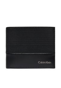 Duży Portfel Męski Calvin Klein. Kolor: czarny