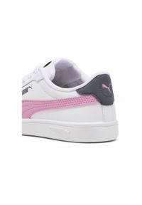 Puma - Dziecięce buty Smash 3.0 L PUMA White Mauved Out Galactic Gray Pink. Kolor: biały, wielokolorowy, różowy