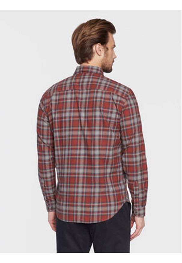 Sisley Koszula 5MQWSQ01A Czerwony Regular Fit. Kolor: czerwony. Materiał: bawełna