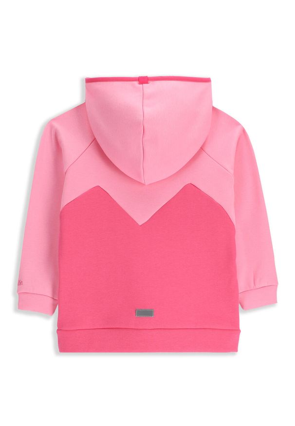 Polar turystyczny dziewczęcy bluza Lemon Explore ZL5. Kolor: różowy. Materiał: poliester, bawełna, elastan. Sport: turystyka piesza