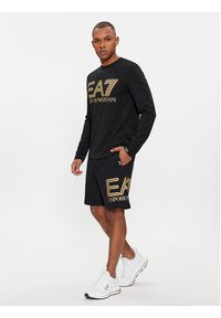 EA7 Emporio Armani Szorty sportowe 3DPS76 PJSHZ 0208 Czarny Regular Fit. Kolor: czarny. Materiał: bawełna. Styl: sportowy #4