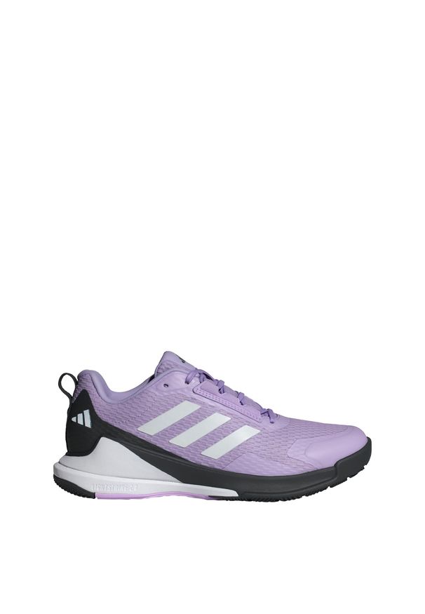 Adidas - Buty Novaflight 2 Indoor. Kolor: czarny, biały, różowy, wielokolorowy. Materiał: materiał. Sport: siatkówka
