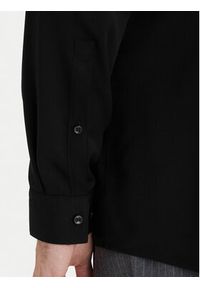 Hugo - HUGO Koszula Kaleb 50554719 Czarny Slim Fit. Kolor: czarny. Materiał: wiskoza #3