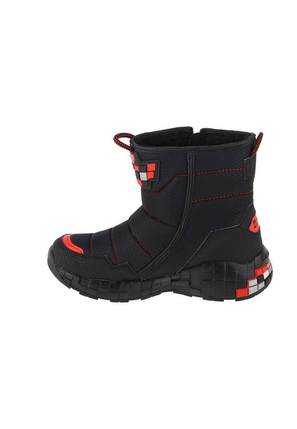 skechers - Śniegowce chłopięce Skechers Mega Craft Cuboforce. Kolor: czarny