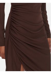 Gaudi Sukienka koktajlowa 521FD14009 Brązowy Slim Fit. Kolor: brązowy. Materiał: syntetyk. Styl: wizytowy