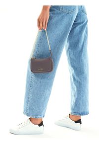 Kazar - Śliwkowa torebka damska. Kolor: fioletowy. Materiał: skórzane #8