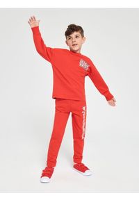 Sinsay - Spodnie dresowe jogger Psi Patrol - czerwony. Kolor: czerwony. Materiał: dresówka. Wzór: nadruk #1