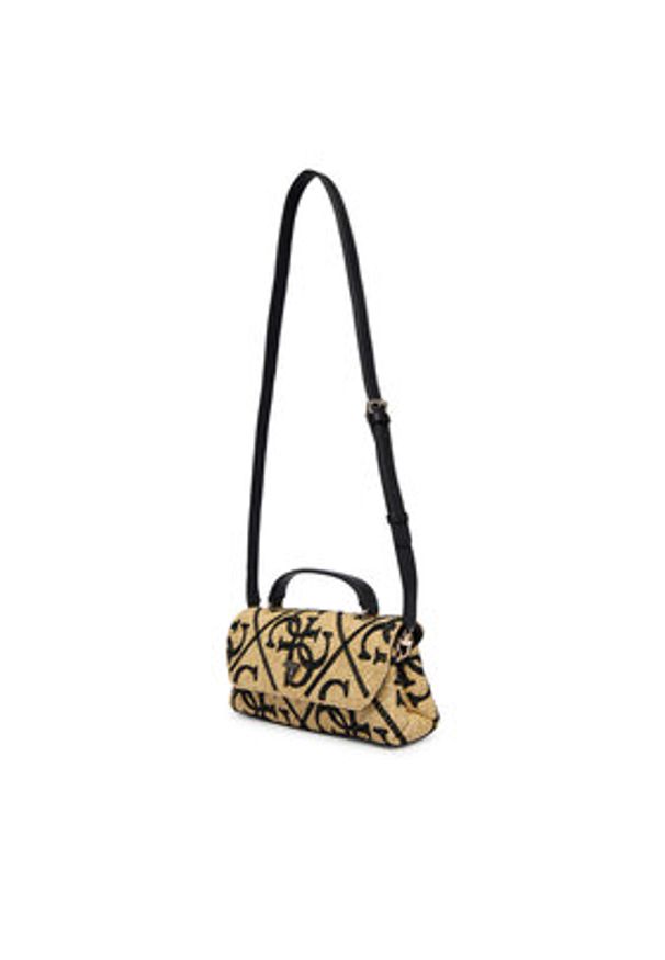 Guess Torebka Kristen HWWL97 43200 Beżowy. Kolor: beżowy