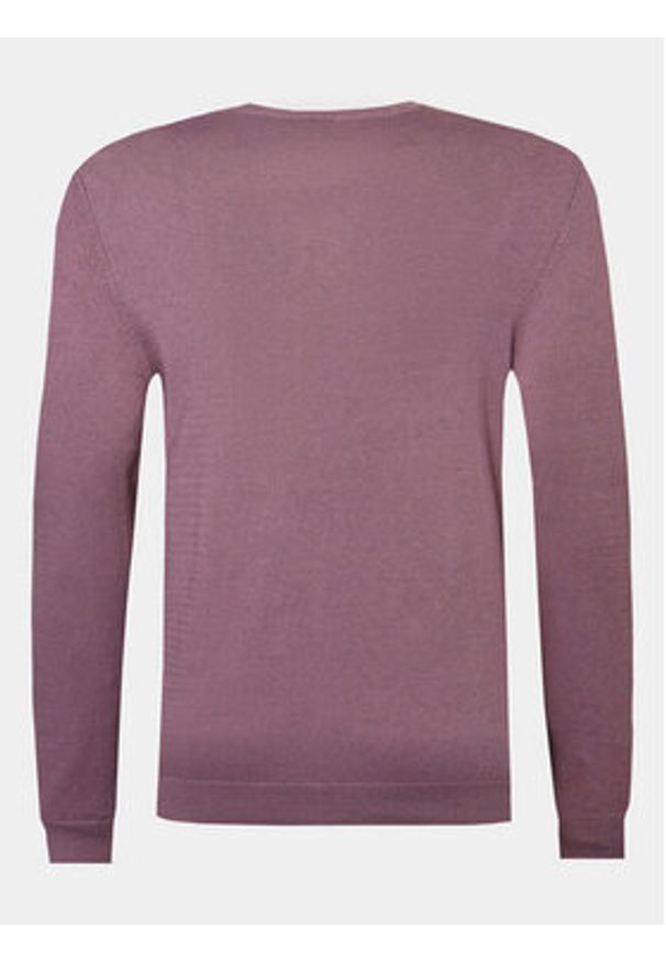 Sisley Sweter 10F2S1C78 Fioletowy Slim Fit. Kolor: fioletowy. Materiał: bawełna