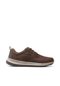 skechers - Skechers Półbuty Antigo 65693/CDB Brązowy. Kolor: brązowy. Materiał: nubuk, skóra #4