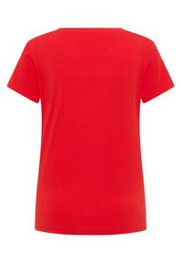 Mustang T-Shirt Alma 1016748 Czerwony Regular Fit. Kolor: czerwony. Materiał: bawełna #3