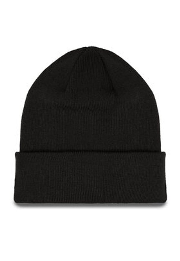 New Era Czapka Essential Cuff Beanie Los Angeles Lakers Hat 60348856 Czarny. Kolor: czarny. Materiał: akryl, materiał