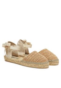 Manebi Espadryle H 1.5 P0 Beżowy. Kolor: beżowy. Materiał: skóra #4