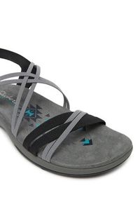 skechers - Skechers Sandały Reggae Slim-Takes Two 163112/BKCC Czarny. Kolor: czarny. Materiał: materiał #4