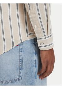 Tommy Jeans Koszula DM0DM22755 Beżowy jasny Regular Fit. Kolor: beżowy. Materiał: bawełna #4