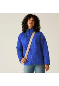 Regatta - Kurtka turystyczna damska Courcelle. Kolor: niebieski. Materiał: tkanina, poliamid, puch. Sport: turystyka piesza #1