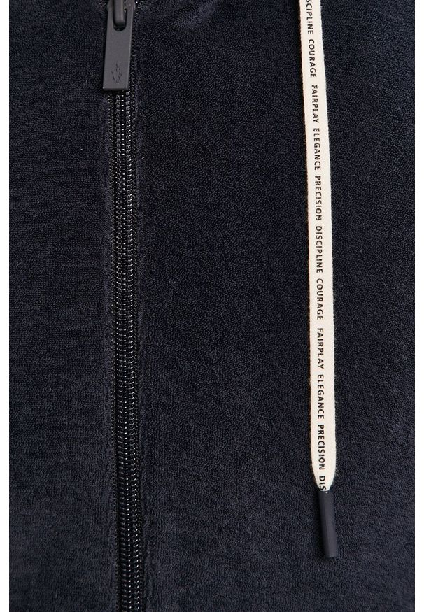 Lacoste - Bluza. Typ kołnierza: kaptur. Kolor: niebieski. Materiał: dzianina