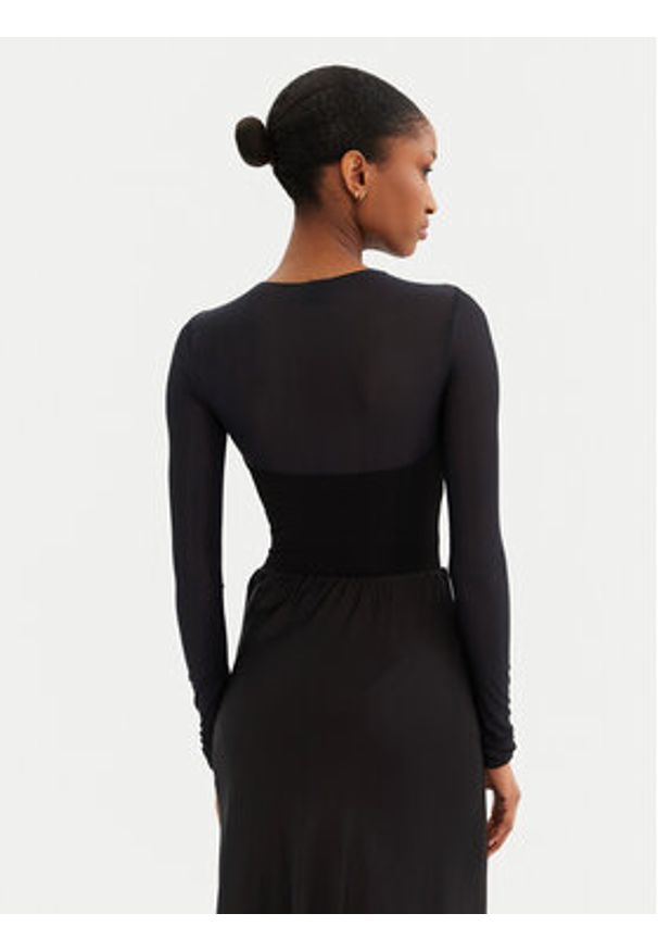 Pinko - PINKO Body Beccaccia 104998 A2GS Czarny Slim Fit. Kolor: czarny. Materiał: syntetyk