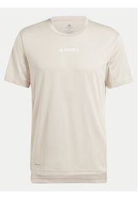 Adidas - adidas T-Shirt Terrex Multi IP4779 Beżowy Regular Fit. Kolor: beżowy. Materiał: syntetyk #4
